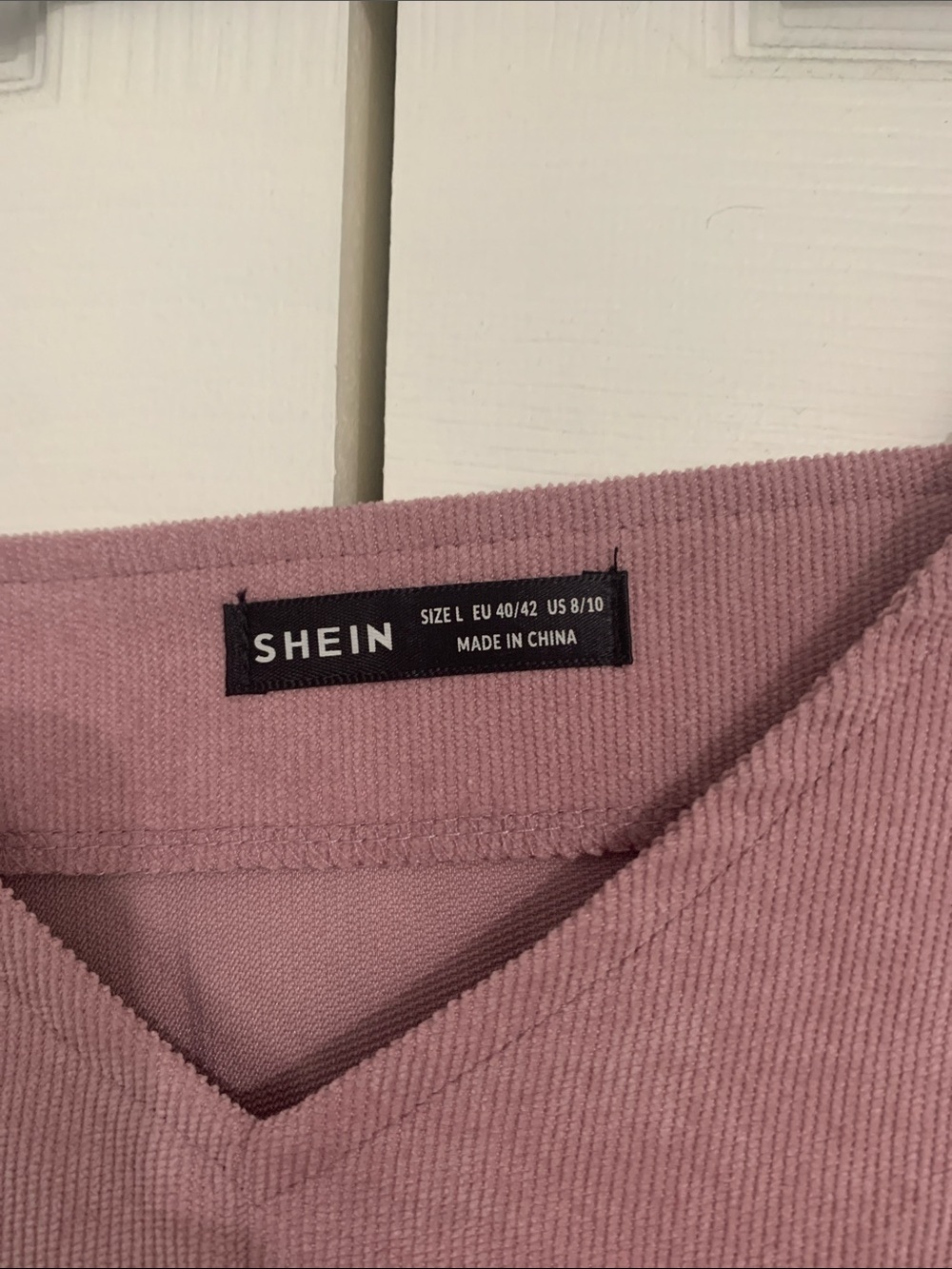SHEIN Mauve Ribbed V-Neck Tank Dress - Picture 2 of 3